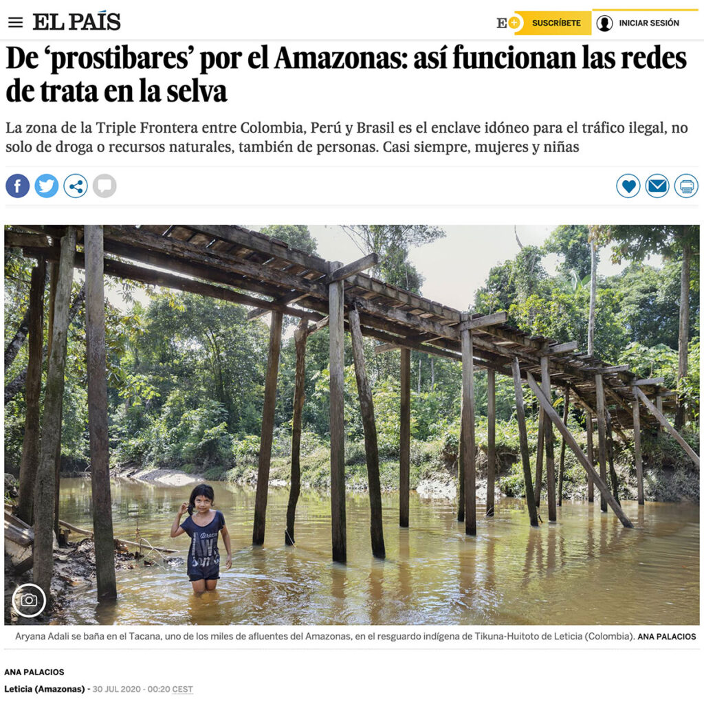 El País Tearsheet - Ana Palacios Visual Journalist