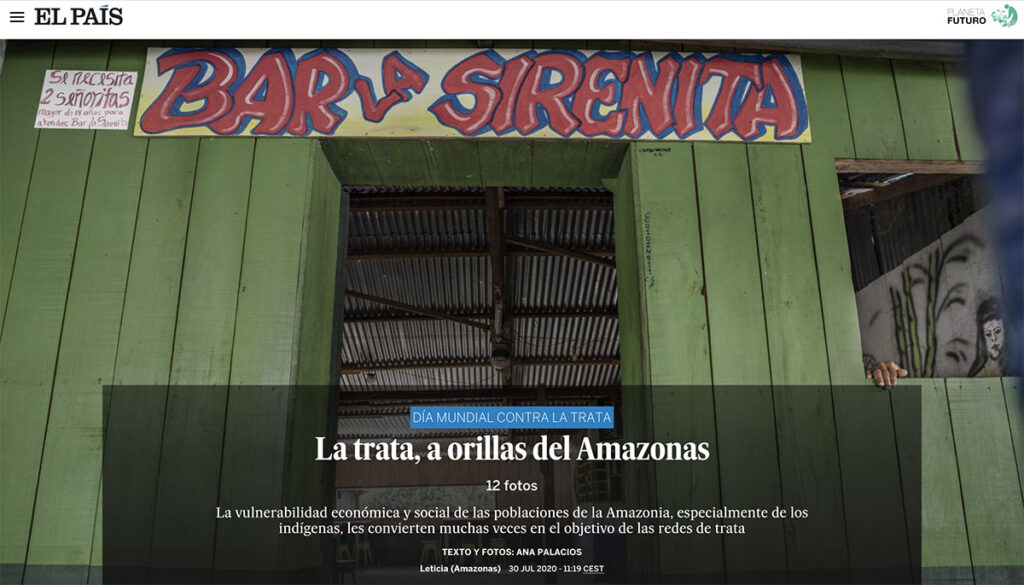 El País Tearsheet - Ana Palacios Visual Journalist