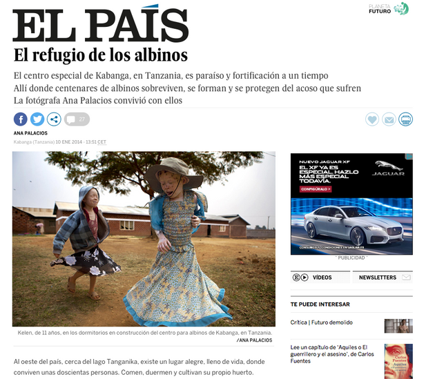 El País Tearsheet - Ana Palacios Visual Journalist