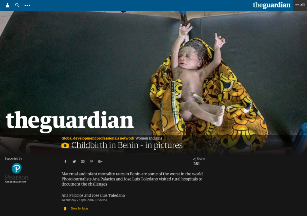 The Guardian Tearsheet - Ana Palacios Visual Journalist