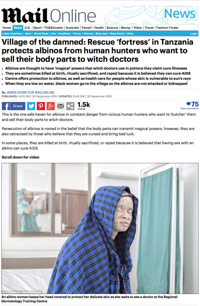 Mail Online Tearsheet - Ana Palacios Visual Journalist