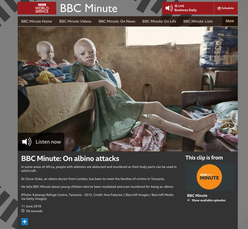 BBC Minute Tearsheet - Ana Palacios Visual Journalist
