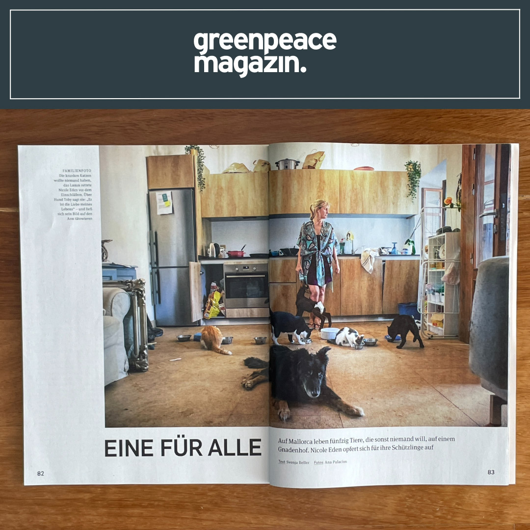 Greenpeace Magazin Tearsheet - Ana Palacios Visual Journalist